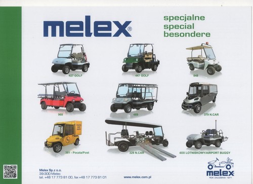 Melex special range made in - melex,