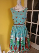 Lindy Bop Delta Tiki Print