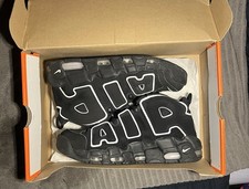 Nike Air More Uptempo Black White 2020 Release Size U.K 7 EDIT** Brand new laces