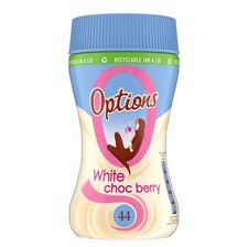 Options white Choc Berry Hot