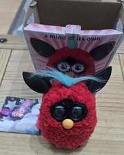 Hasbro Furby 2012 Black & Red Gen 2 Interactive Toy Tested & Working