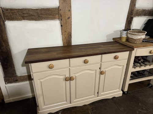 Small antique wooden cabinet - wooden,