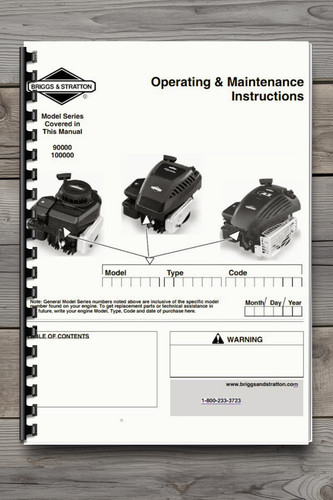 Briggs stratton 90000 100000 - &,