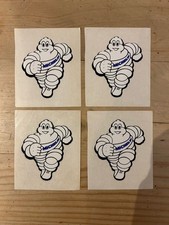 MICHELIN MAN TYRE -  VINTAGE ORIGINAL STICKERS - VGC X 4 unused