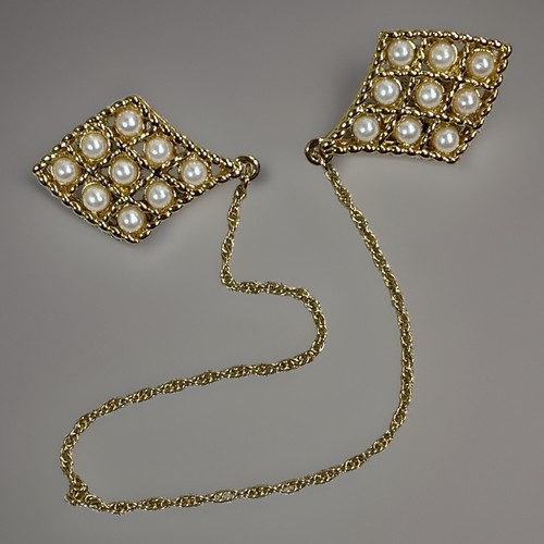Vintage cardigan clip double - vintage,