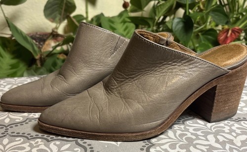 Frye leather boots gray - frye,