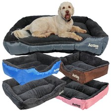 Pet Dog Bed Cat Puppy Beds Washable Soft Warm Mattress Fleece Cushion Basket