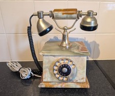Vintage Onyx Oldschool Rotary Home Telephone