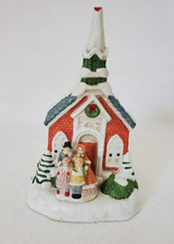 Vintage xmas village large - xmas,