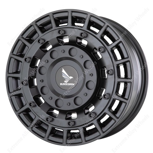 Black chunk alloy wheels - black,