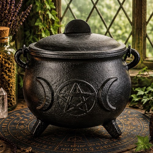 Cast iron cauldron - iron, with