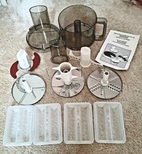 VINTAGE! KENWOOD GOURMET FOOD PROCESSOR - ACCESSORIES ONLY 