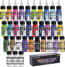 30 Color Airbrush Paint Set