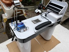 MANICURE TABLE NAILS DESK TABLE JK18  WHITE/BLACK