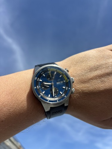 Iwc aquatimer men black - aquatimer, men's