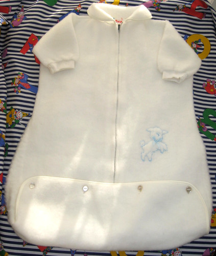 Baby fleece dressing - gown, 3-9m