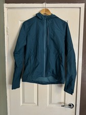 Endura Hummvee Waterproof Hooded Cycling Jacket, Size Small, Deep Teal, Perfect