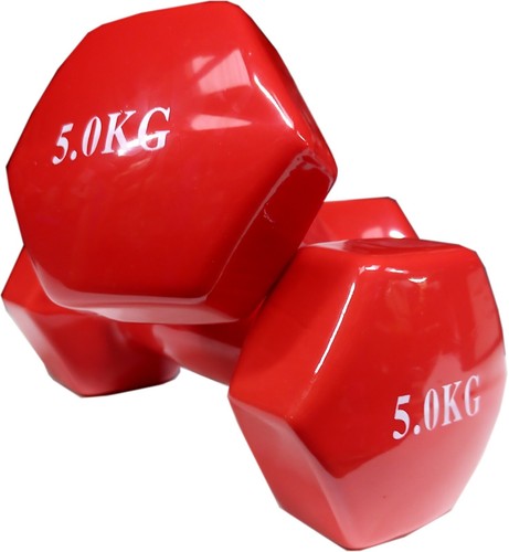 Dumbbells vinyl hand weights - hand,