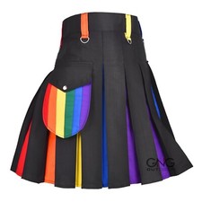 Rainbow Hybrid Pride Kilt LGBT