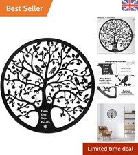 Elegant 30cm Black Metal Tree