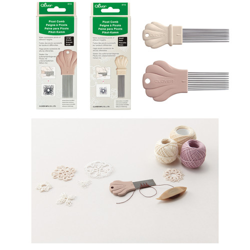 Clover picot combs - picot,