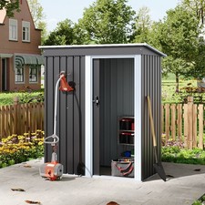 5x3 FT Garden Steel Shed Cabin