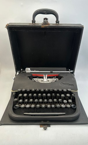 Vintage black oliver portable - black,