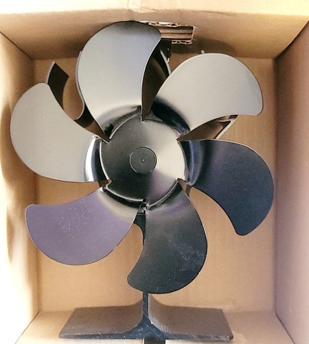 Heat powered stove fan blade - fan,