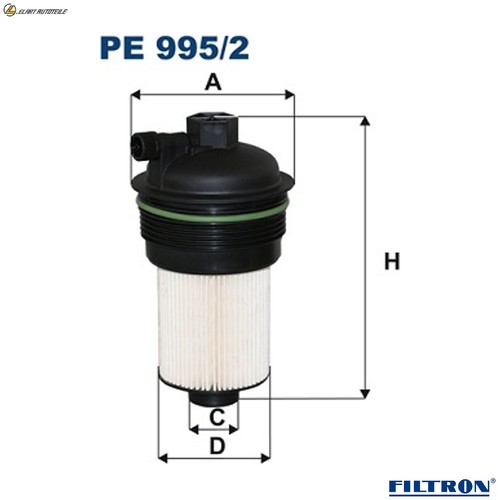 Fuel filter 995 for ford - filter, 995/2