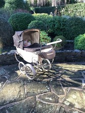 silver cross dolls pram vintage 1950s