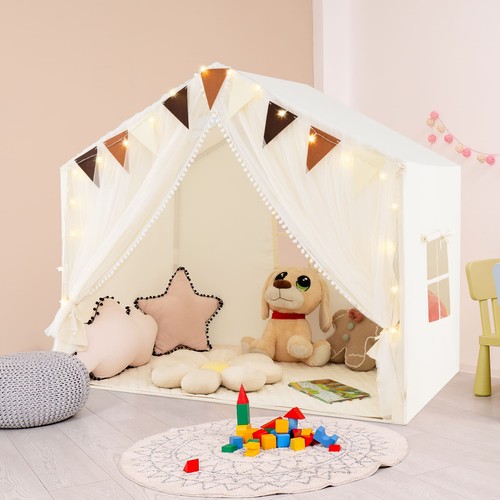 Kids beige play tent - play,