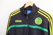 Rare Adidas Originals Jamaica  nations flag M Black green yellow 2011 VGC
