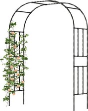 Metal Garden Arch W/ 20mm Thickened Galvanized Steel Tubes ‎B0D78YHT8G
