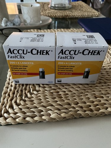 Accu chek fastclix 204 lancets - 204,
