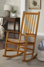 Wooden Finish Rocking Chair