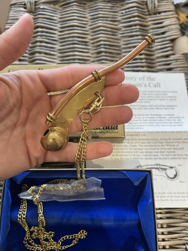 Genuine bosun call whistle - genuine, bosun’s