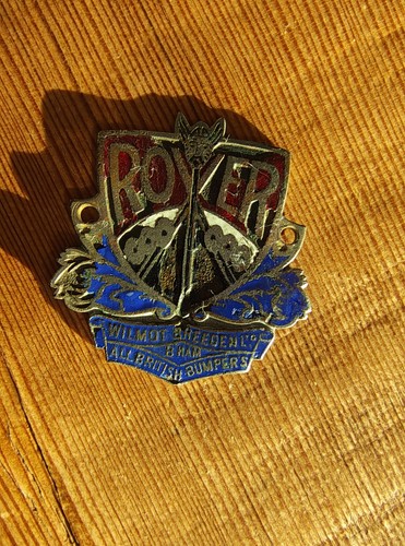 Original vintage rover - rover, plaque