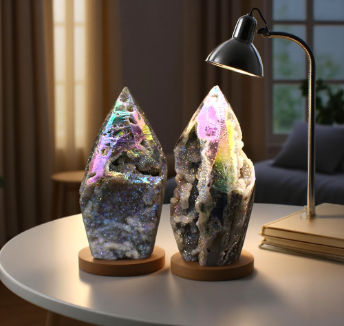 Rainbow angel aura sphalerite - angel,