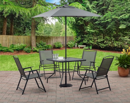 Mainstays piece patio dining - mainstays, 6-piece