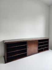 Antique Wooden Pigeon Hole Apothecary Bank Desk Organiser Collectors Box Drawers