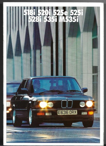 Bmw series e28 - bmw, uk