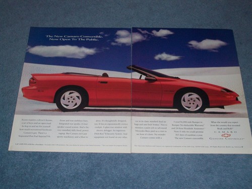 1994 chevy camaro convertible - camaro,