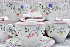 New cups/saucers sets- JOHNSON BROTHERS SUMMER CHINTZ  CUP AND SAUCER England