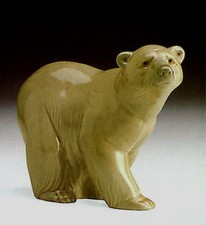 Vintage LLADRO Figurine "Attentive Walking Brown Bear" #1204 - in Box