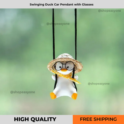 Swinging duck car - pendant, rear