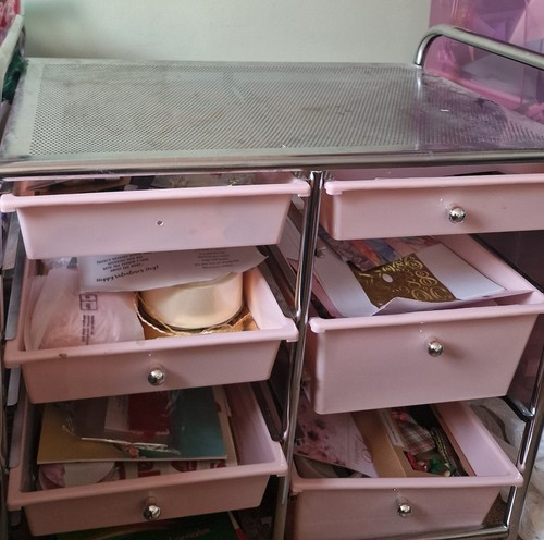 Pink silver freestanding - pink/silver,