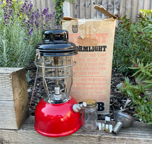 Vintage tilley lamp - vintage, red