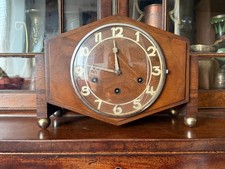 Vintage Art Deco HAC Westminster Chimes Mantel Clock