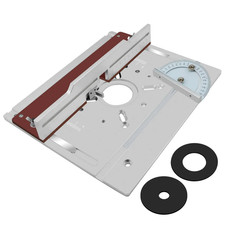 Aluminium Router Table Insert Plate with Sliding Tenoning Fence Electric Wood Mi