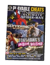 PLAYABLE CHEATS Vol 35 Ultimate Spiderman The Suffering Ties Tony Hawk PS2 Disc